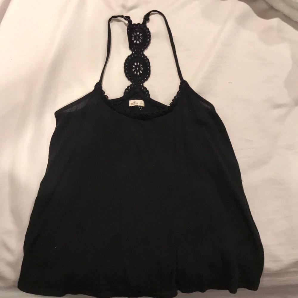 Hollister Black tank top